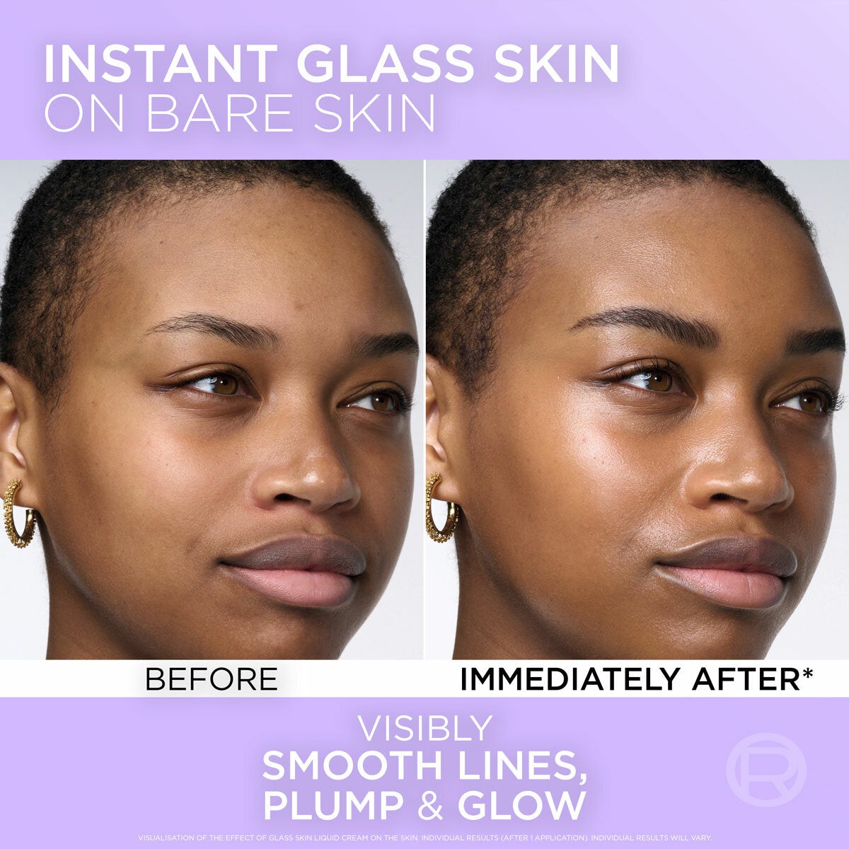 Image of L'Oreal Revitalift Glass Skin Liquid Cream 2 x 50ml