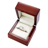 5.0mm Luxury Court Wedding Ring, Satin & Polished Platinum