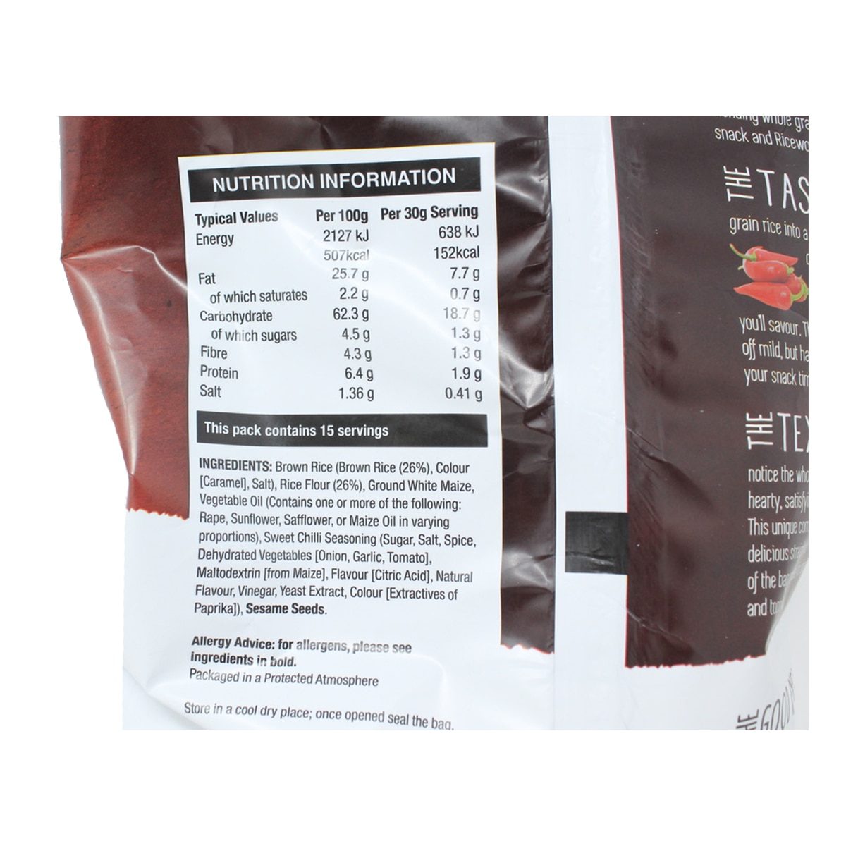 Gourmet Sweet Chilli Rice Snacks, 454g