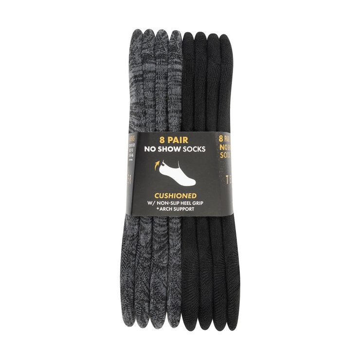 Ted Baker Men's Liner Sock, 8 Pack in Black Ted Baker Men's Liner Sock, 8 Pack in Black