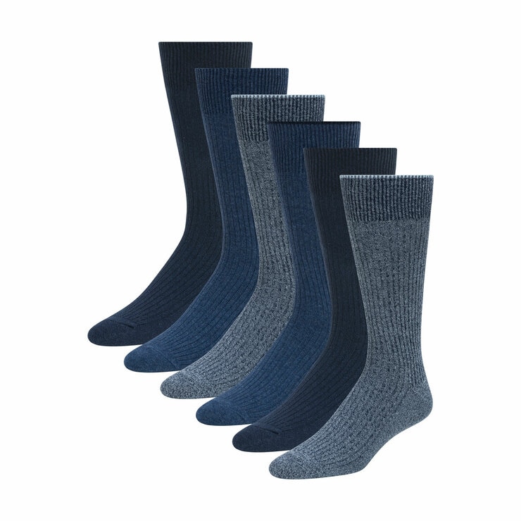 Ted Baker Men's Ribbed Sock 6 Pack