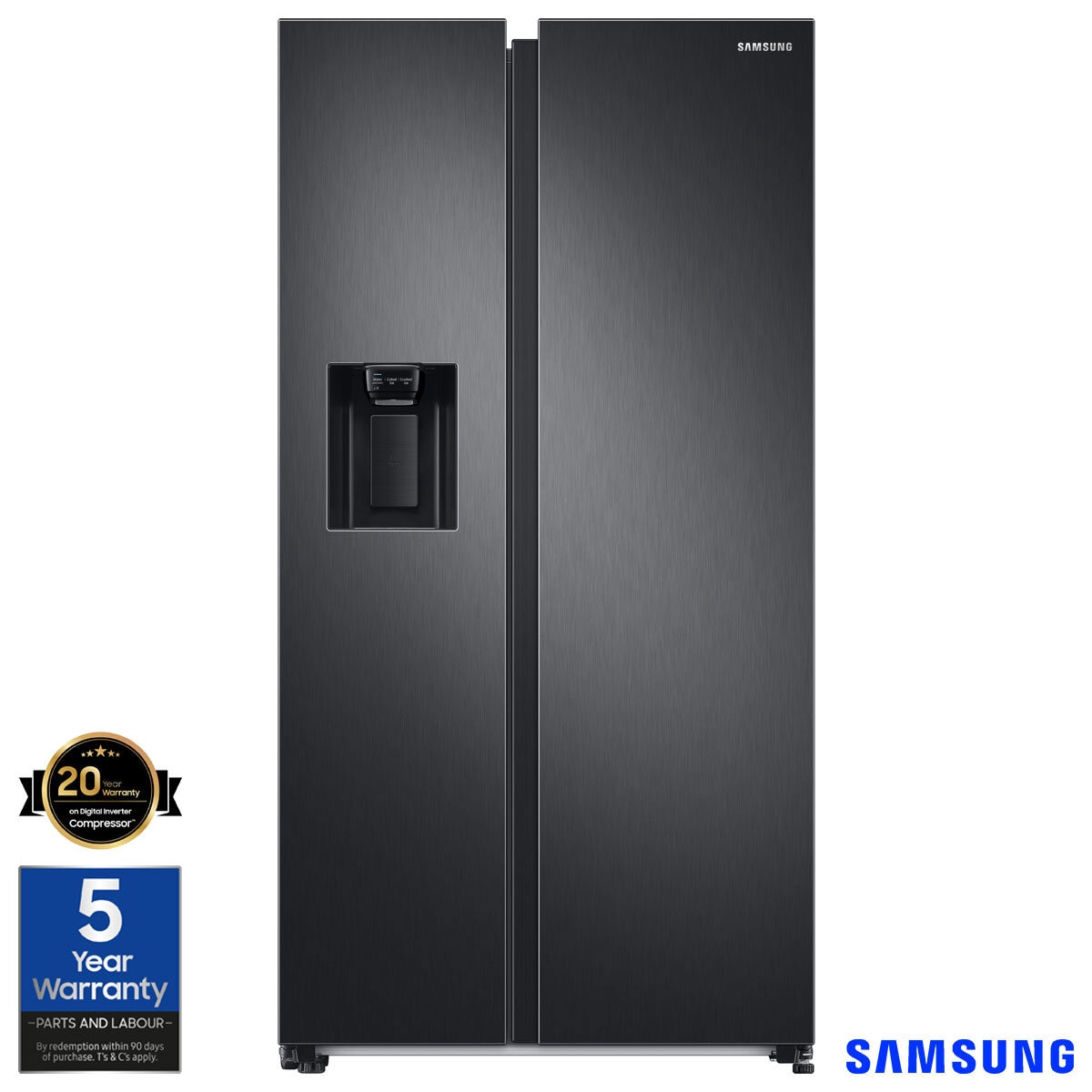 Samsung Series 8 RS68A884CB1/EU Side by Side Fridge Freezer, C Rated in Black