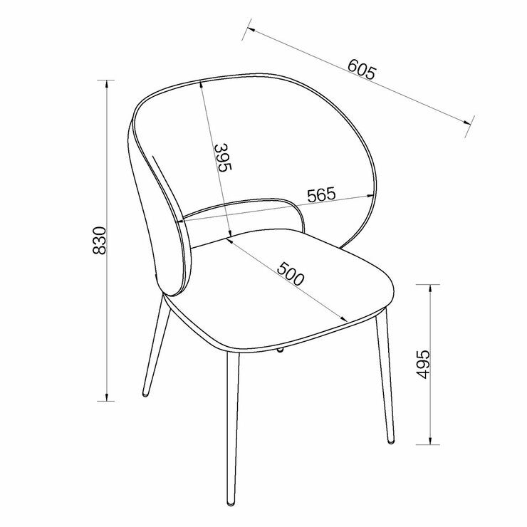 Bentley Designs Luca Beige Faux Leather Dining Chair, 2 Pack Bentley Designs Luca Beige Faux Leather Dining Chair, 2 Pack