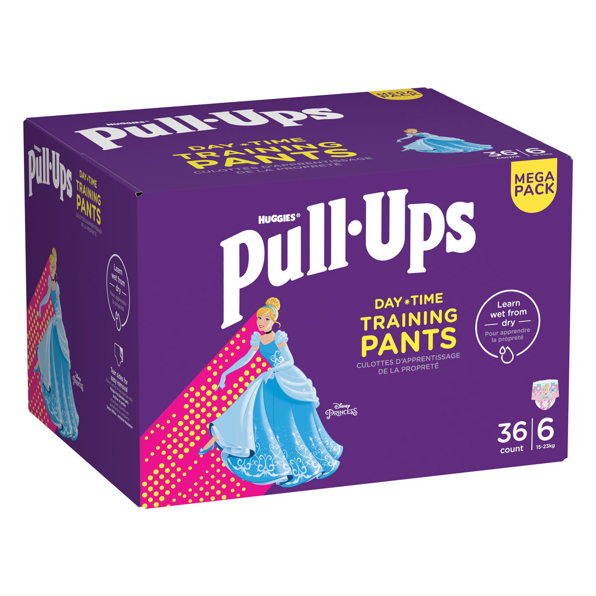 Huggies Pull Ups Day Time Potty Training Pants Girls Size Large (16-23kg,  35-50lbs) 6 Packs, Baby & Toddler