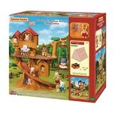 Sylvanian Families Adventure Tree House Gift Set Camping Edition & 3 Family Bundle Sets (3+ Years)