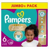 Pampers Premium Protect Size 6,  Jumbo+ 48 Pack