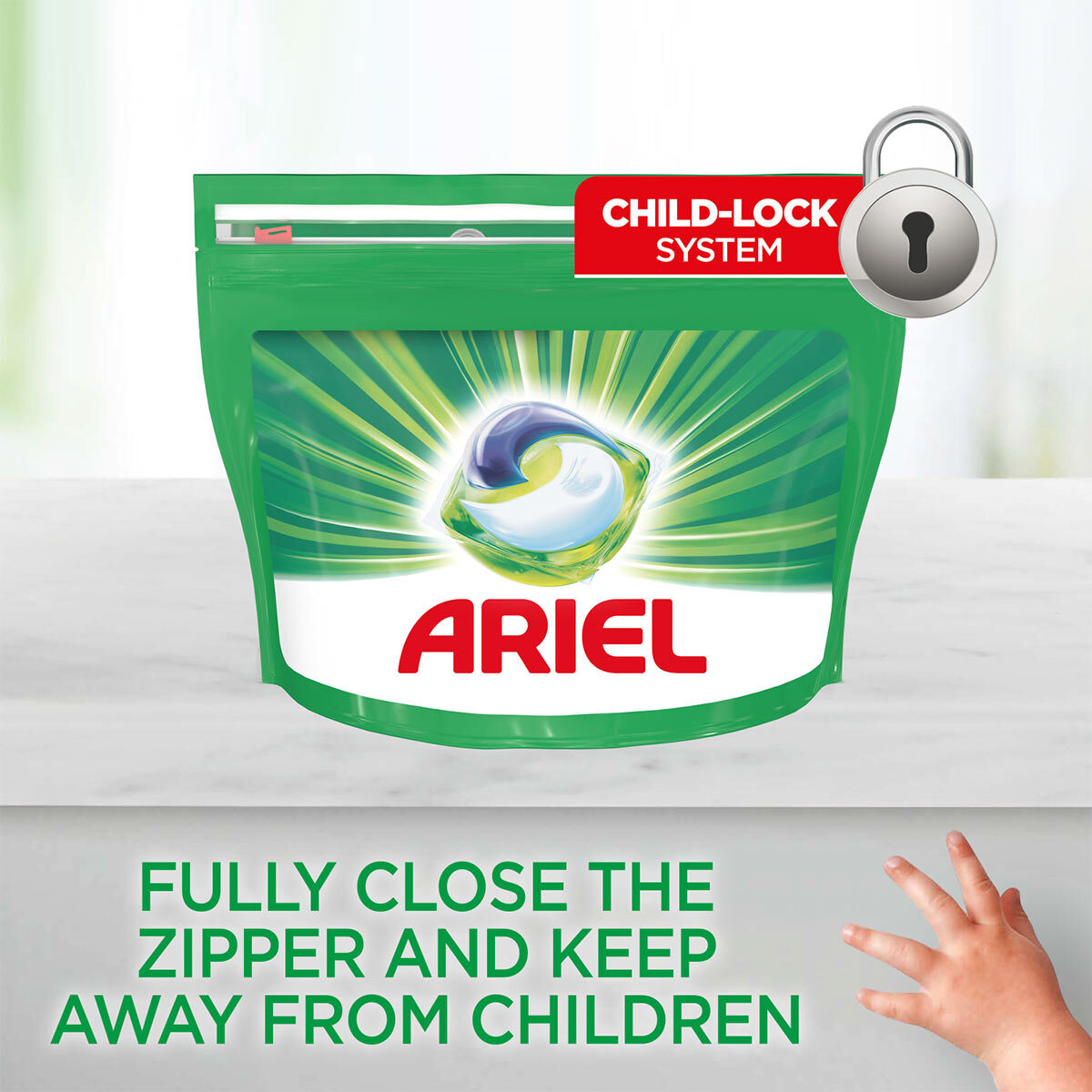 Ariel All in One Colour Pods, 120 Count