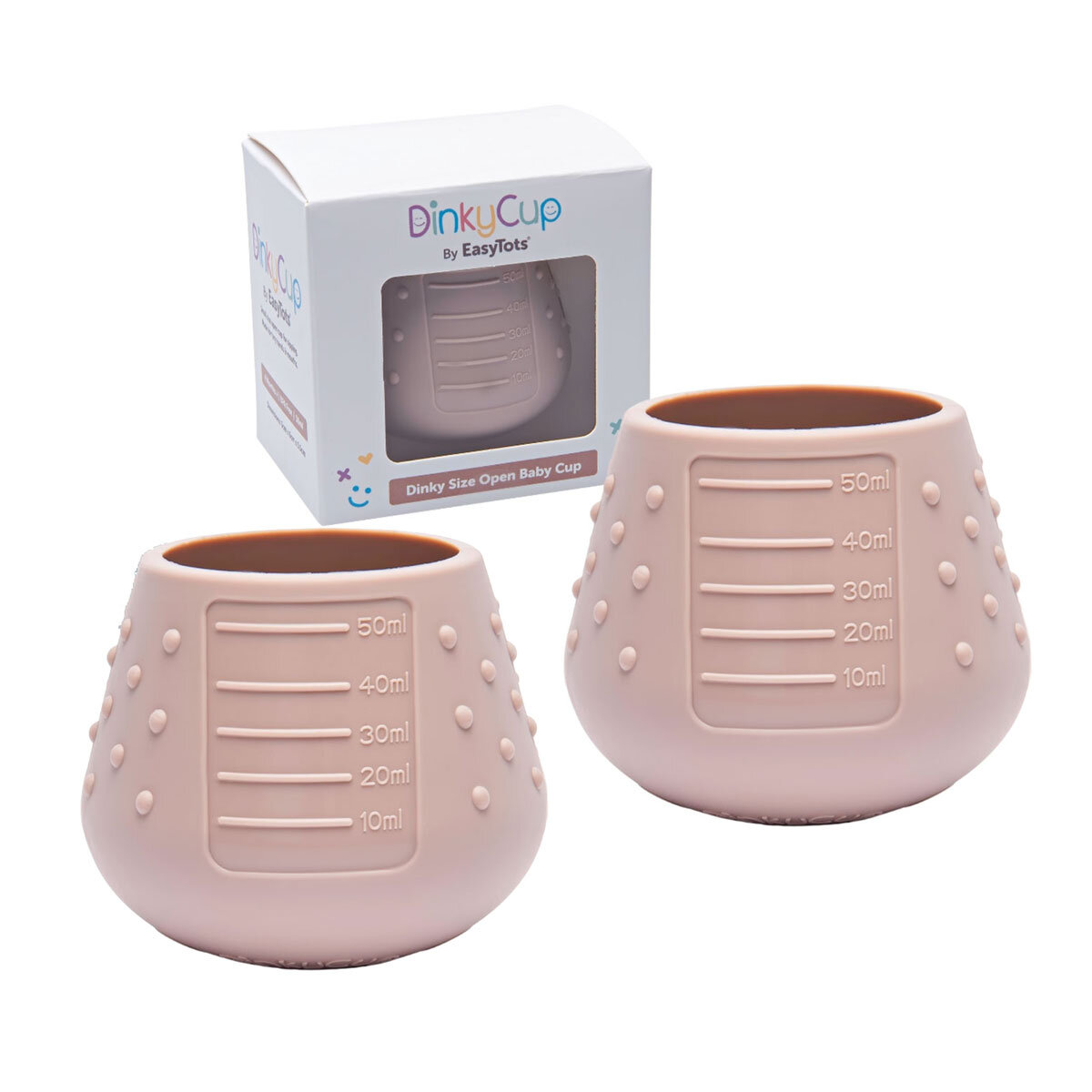EasyTots Dinky Cup, 2 Pack in Mauve | Costco UK