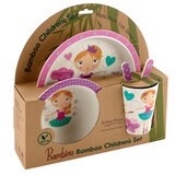 Arthur Price Bambino Princess Children's 5 Piece Bamboo Dinnerware Set