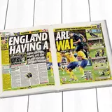 England Football History Newspaper Book