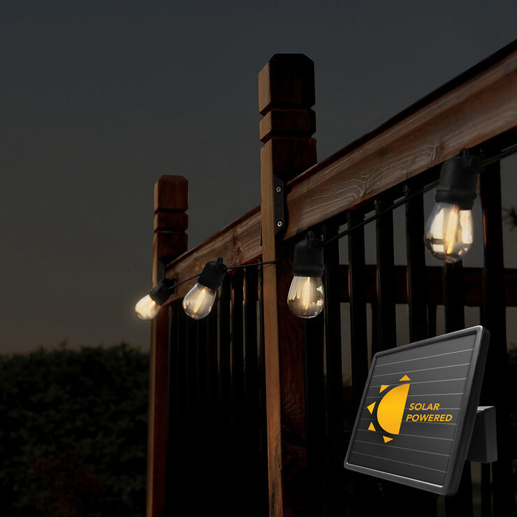 Sunforce Solar String Lights with Remote Control Costco UK