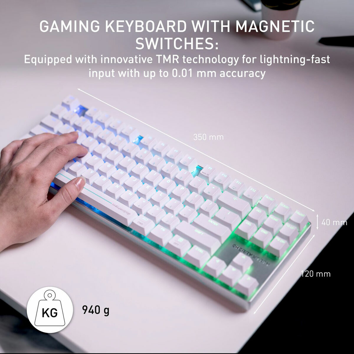 Cherry XTRFY MX 8.2 Pro TMR Gaming Keyboard White