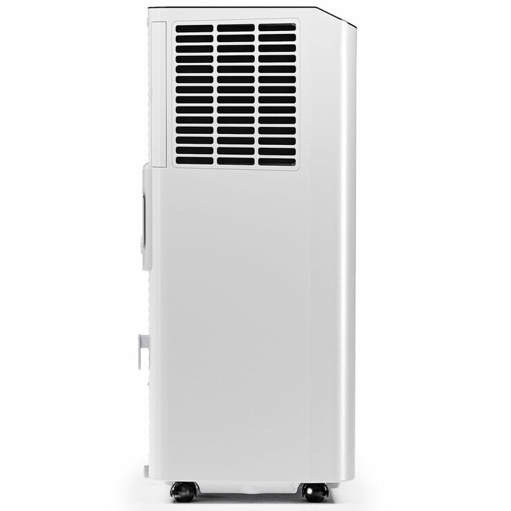Side profile of portable air conditioner Side profile of portable air conditioner
