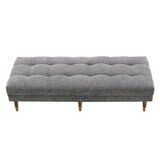 Isla Fabric Ottoman Grey
