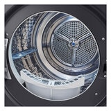 Close up drum LG FDV709GN WiFi-enabled 9kg Heat Pump Dryer, A++ Rated in White