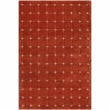 Livabliss Brook Orange Wool Rug, In 2 Sizes Livabliss Brook Orange Wool Rug, In 2 Sizes