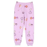 Pekkle Summer Pyjama 4 Piece Set in Rainbow & Cereal, 5 Years