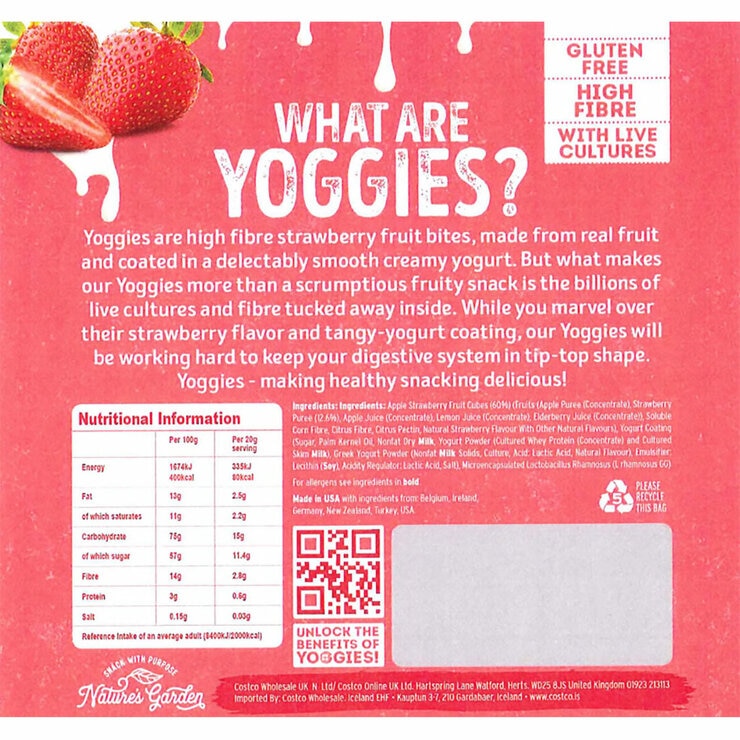 Ingredients and nutritional
