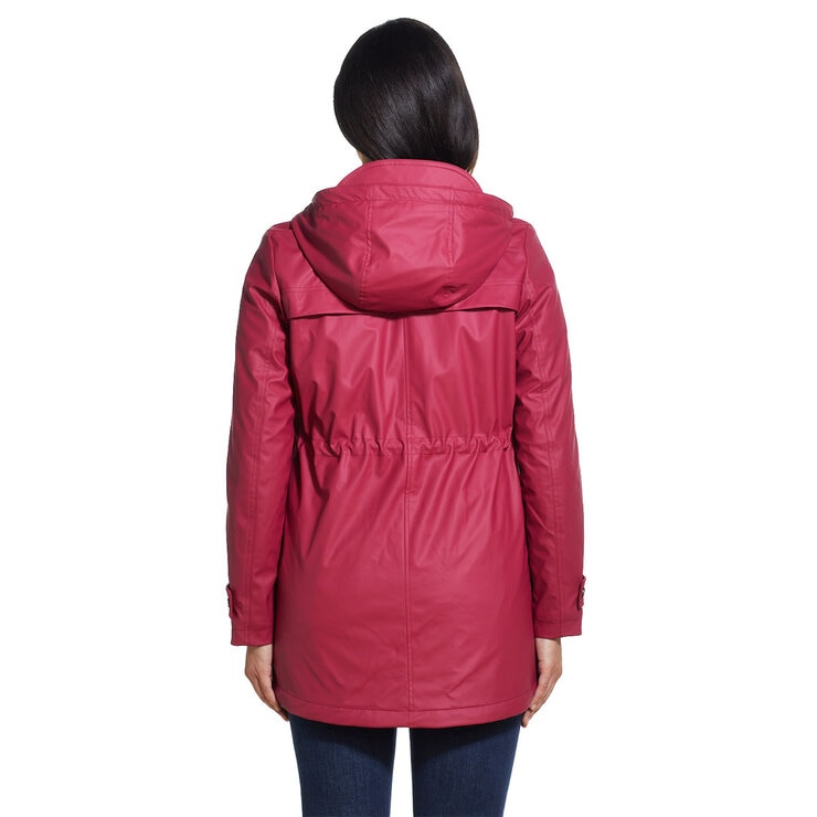 Weatherproof Women's Slicker Jacket in Red Costco UK
