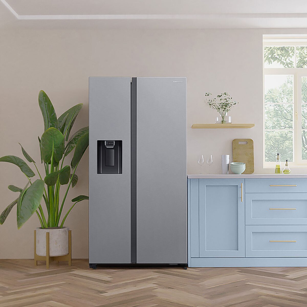 Buy Samsung RS65DG54M3SLEU Side by Side, E Rated in Black at Costco.co.uk