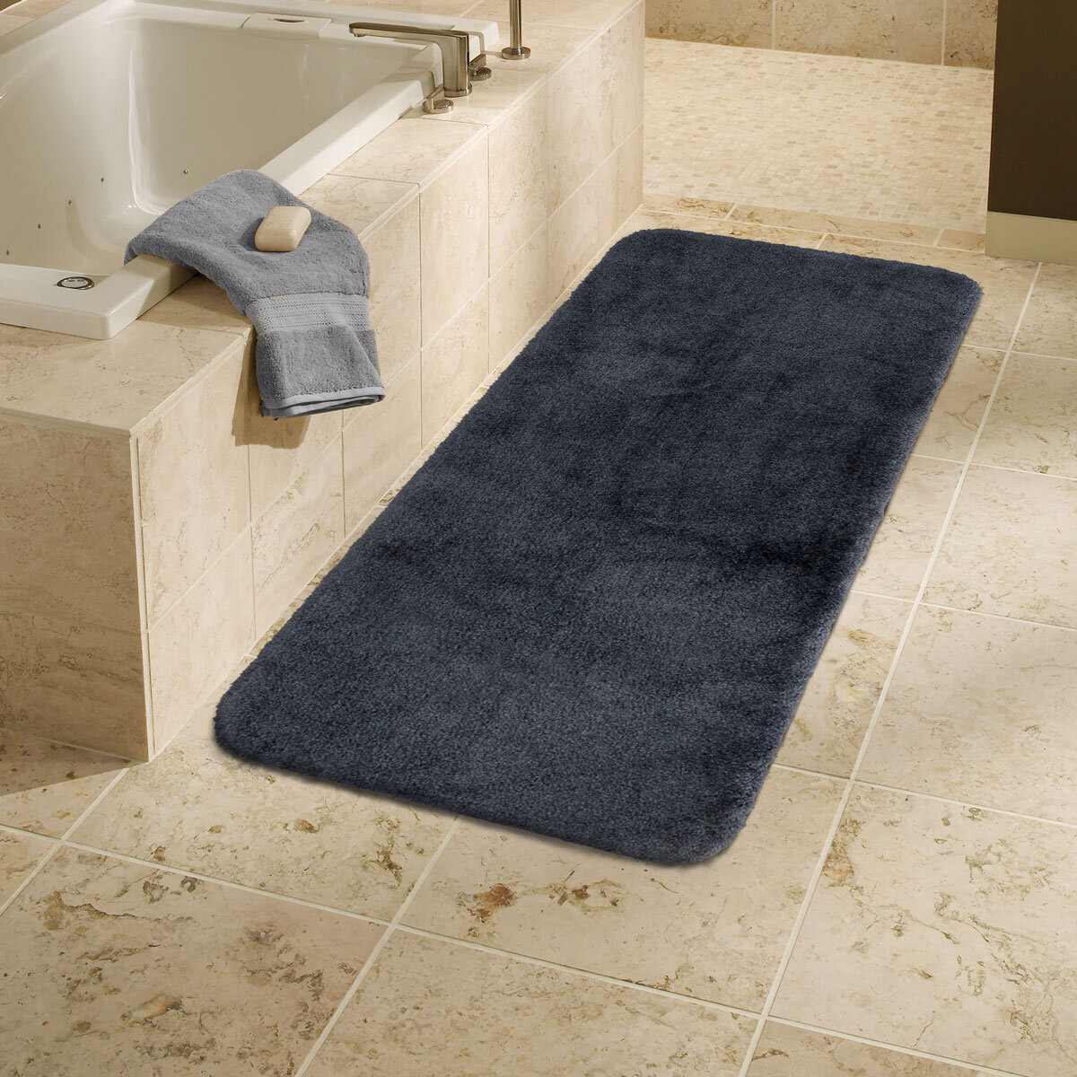 Mohawk Bath Runner in Charcoal, 60 x 152 cm | Costco UK