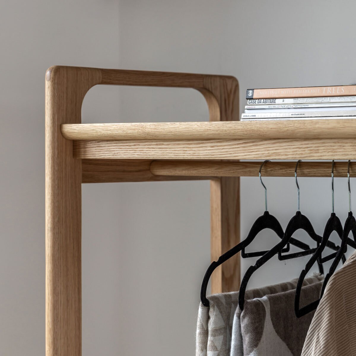 Gallery Craft Oak Open Wardrobe