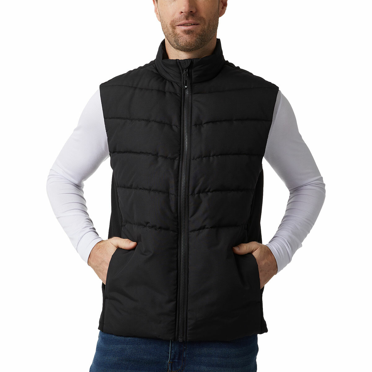 32 Degrees Mens Mixed Media Vest