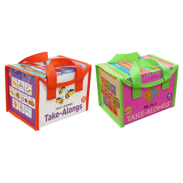 Carry Along x10 Board Books in 2 Options: Early Learning or My First Carry Along x10 Board Books in 2 Options: Early Learning or My First