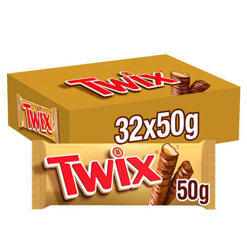 Twix Chocolate Bars, 32 x 50g