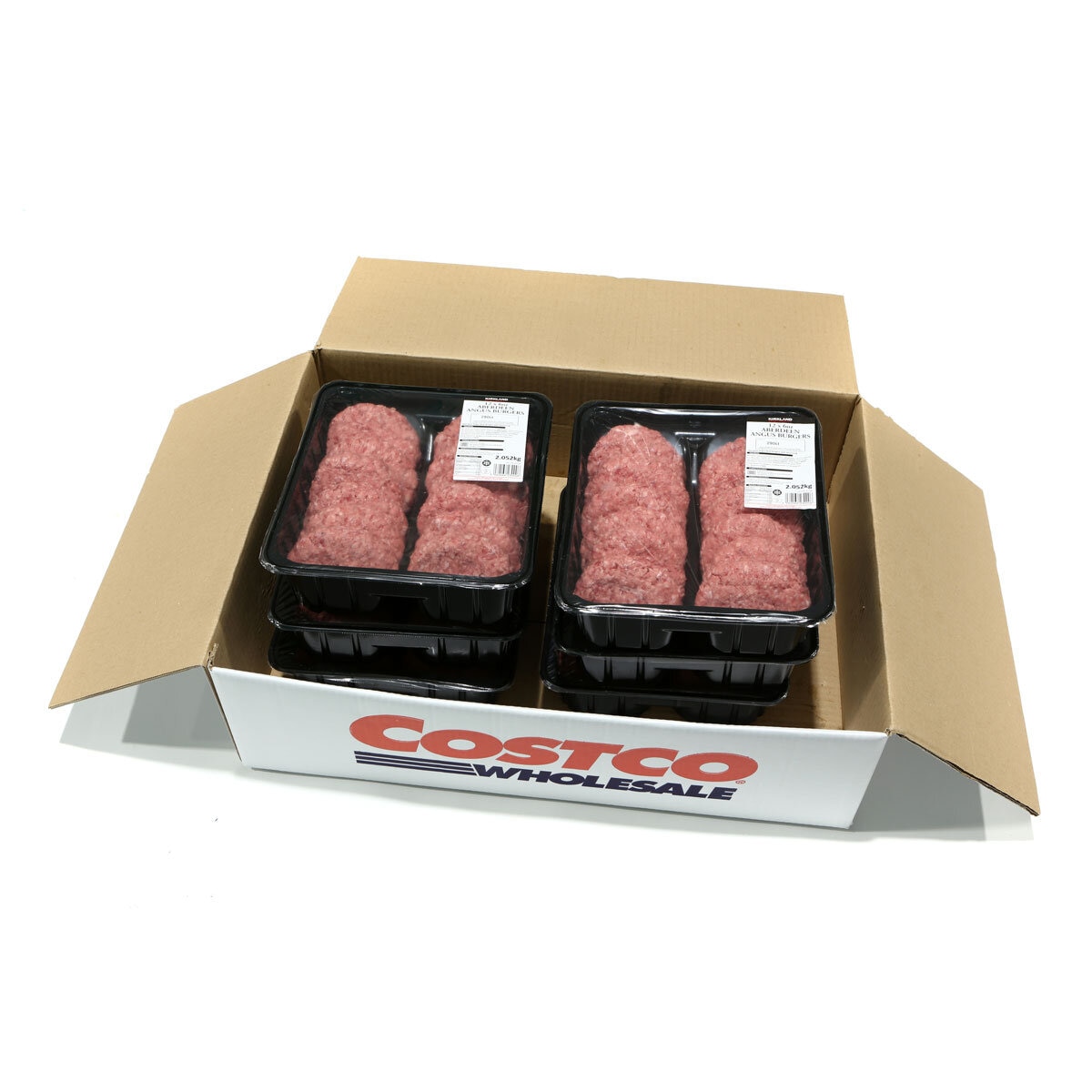 Case of Aberdeen Abgus Beef Burgers