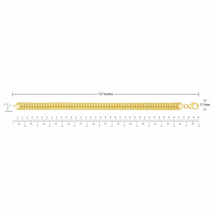 14ct Yellow Gold Infinity Link Bracelet