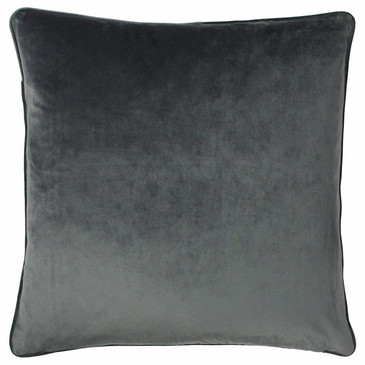 Paoletti Blenheim Grey Geometric Feather Fill Cushion, 45 x 45 cm