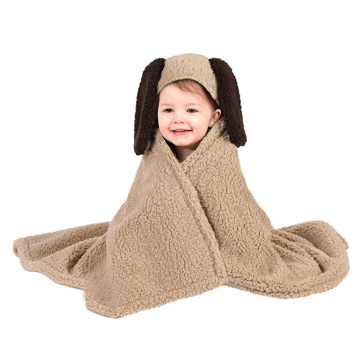 Children's Hooded Blanket & Plush, Dog Costco UK