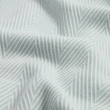 Osprey London Blue Herringbone Fringed Throw, 140 x 190 cm