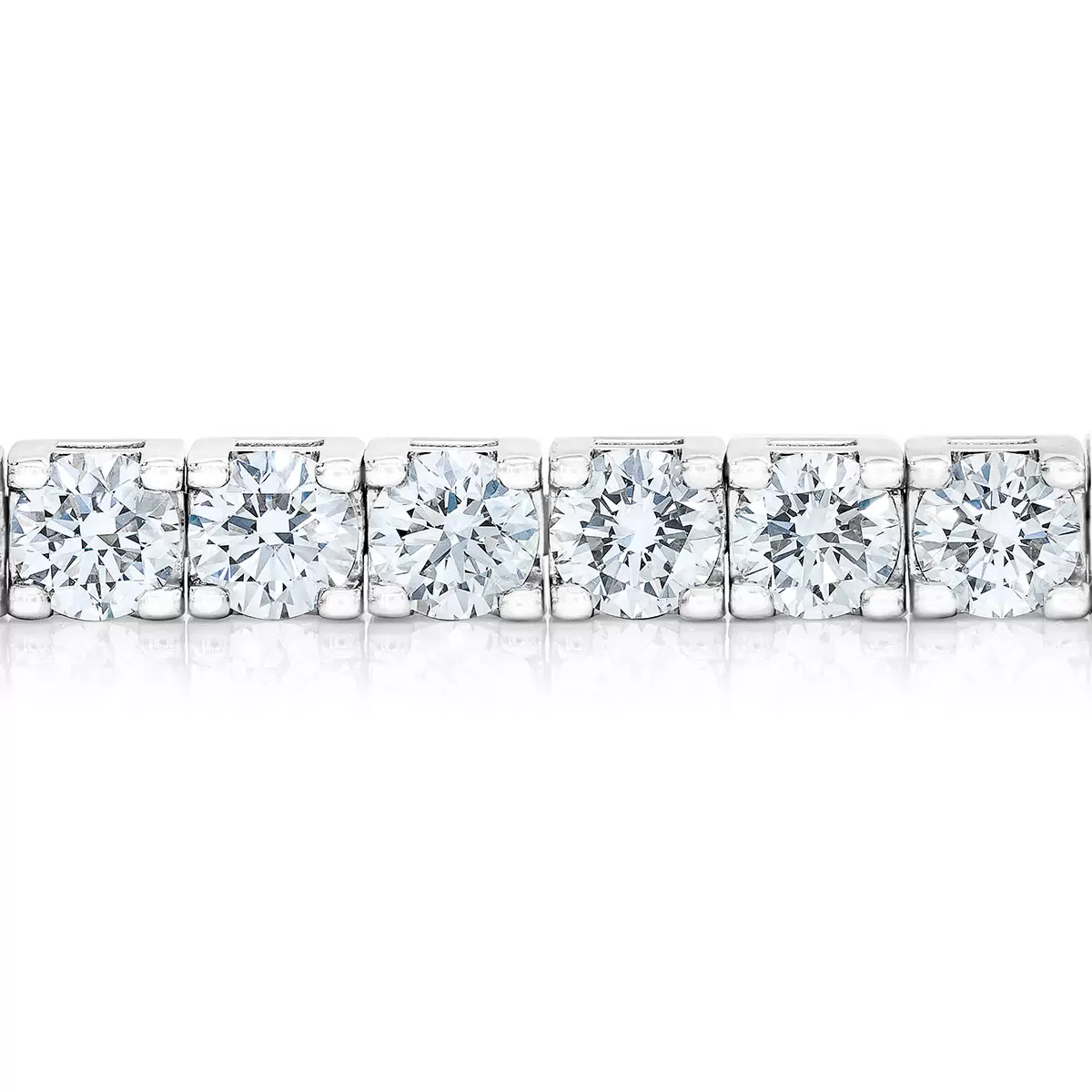 8ctw Diamond Tennis Bracelet, 18ct White Gold