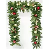Buy Decorated Garland with Lights Overview Image at Costco.co.uk