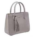 Osprey London Coast Leather Women's Grab Handbag, Taupe