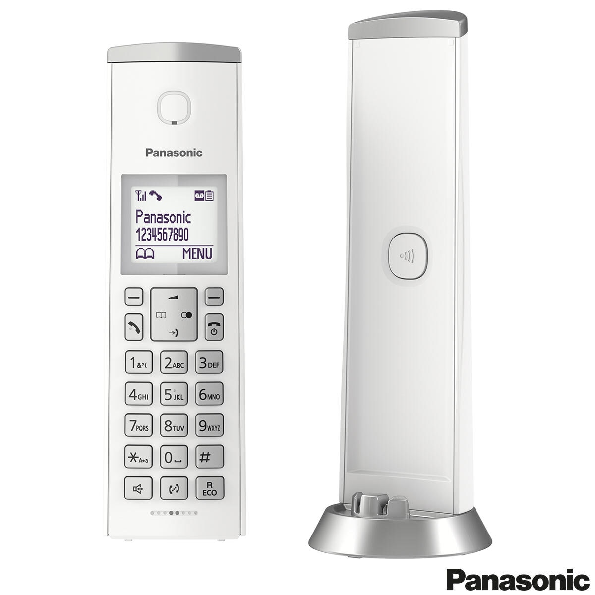 Panasonic KXTGK222EW Dect Phones, Twin Pack Costco UK