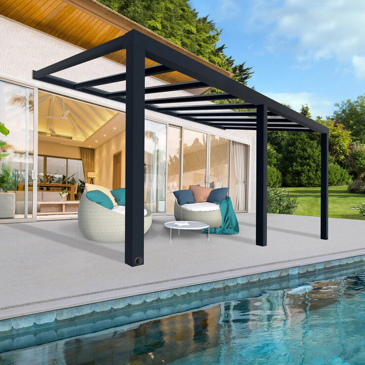 Palram Canopia Stockholm 11ft 2" x 19ft 3" (3.4 x 5.9m) Aluminium Patio Cover