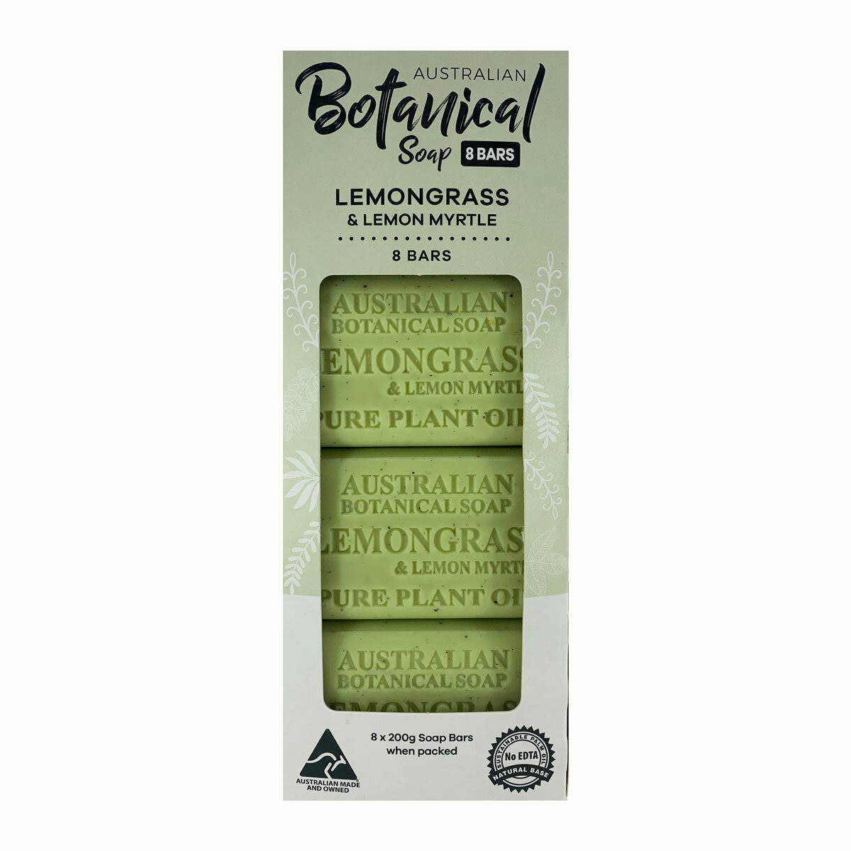 Australian Botanical Soap Bar, 8 Pack in 4 Varieties