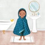 Kids Bath Hooded Towel, 69 x 127 cm, Cars
