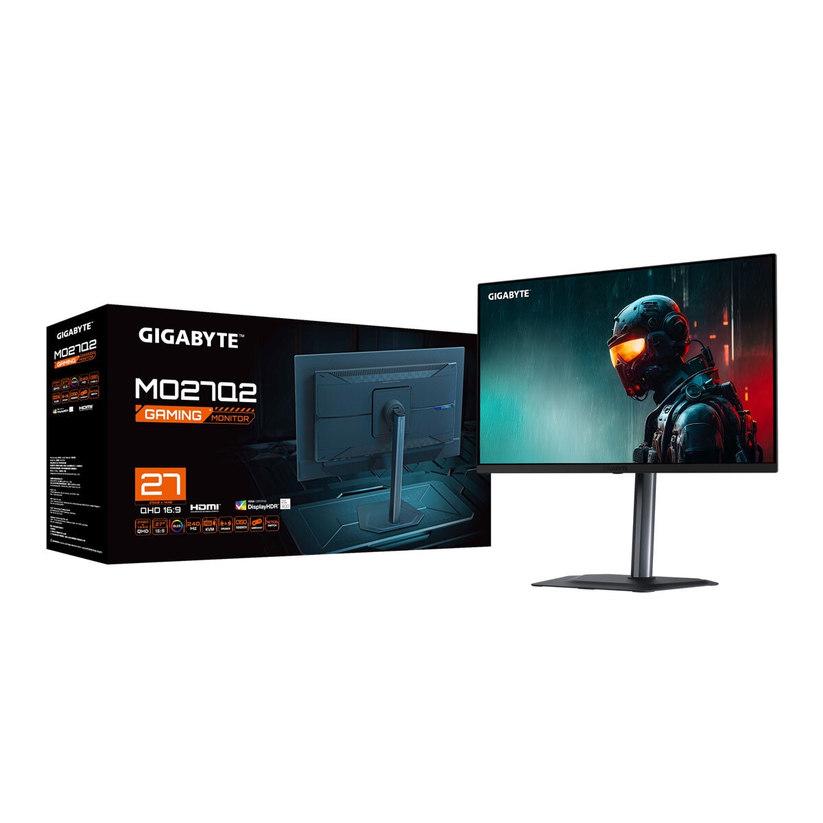Buy Gigabyte 27 Inch QHD 240Hz OLED Gaming Monitor, MO27Q2 at costco.co.uk