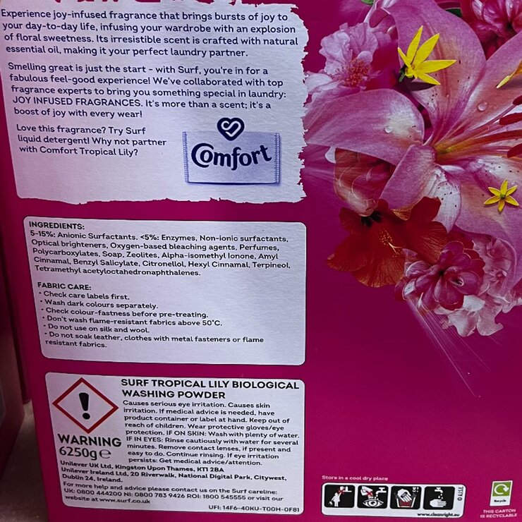 Surf Tropical Laundry Powder, 125 Wash