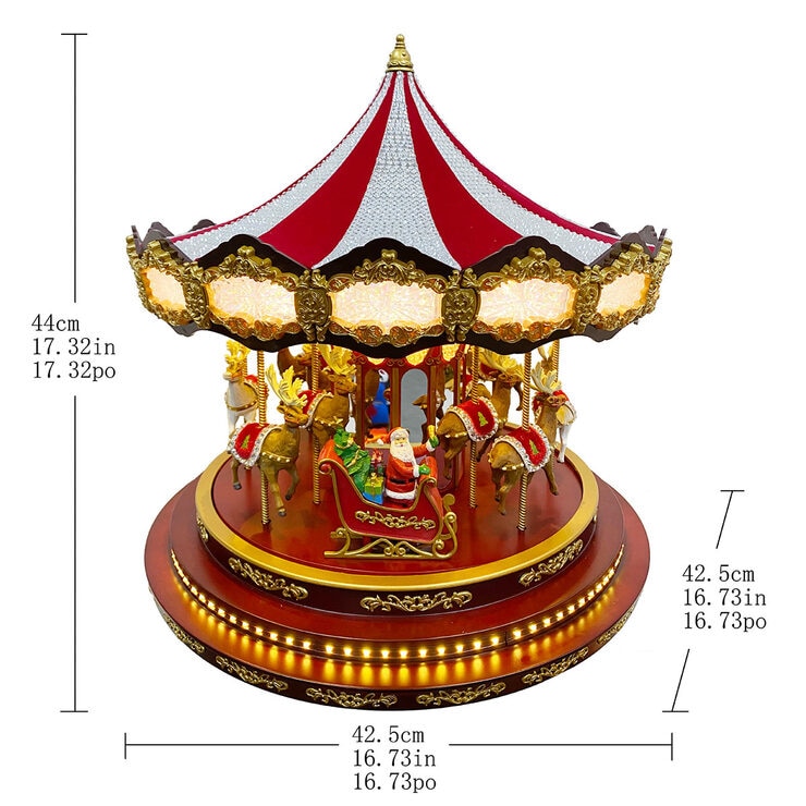 Buy Deluxe Christmas Carousel Dimensions Image at Costco.co.uk