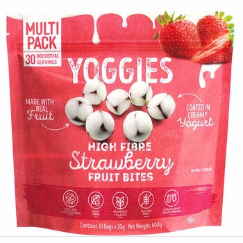 Yoggies Strawberry Fruit Bites, 600g Yoggies Strawberry Fruit Bites, 600g