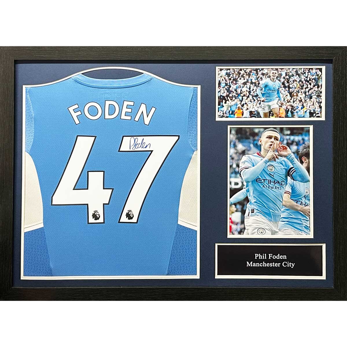 Phil Foden signed shirt