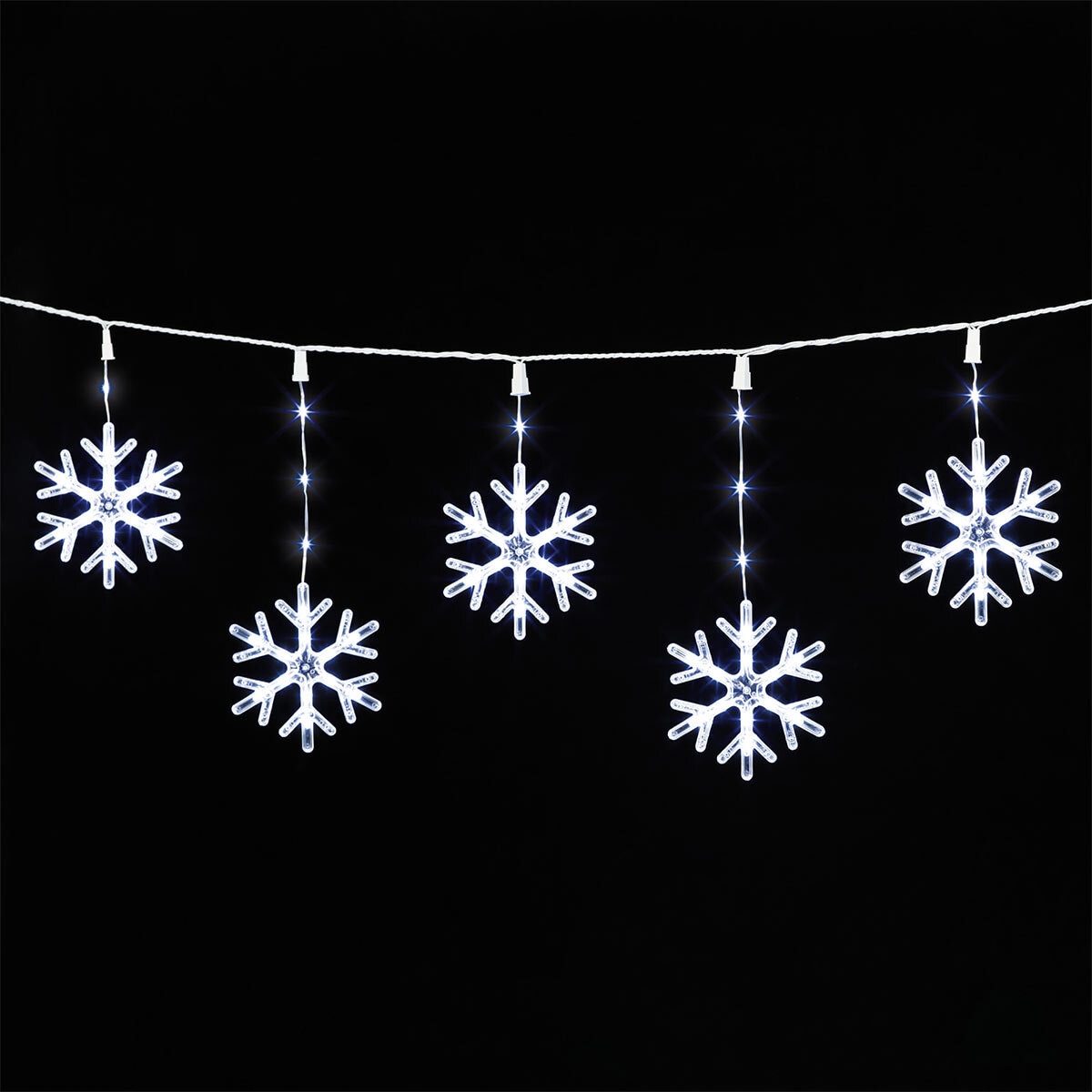 Buy 18ft Snowflake LED String Lights Feature1 Image at Costco.co.uk