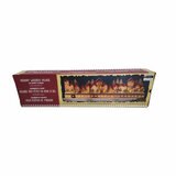 Wooden House Advent Calendar with 28 LED Lights
