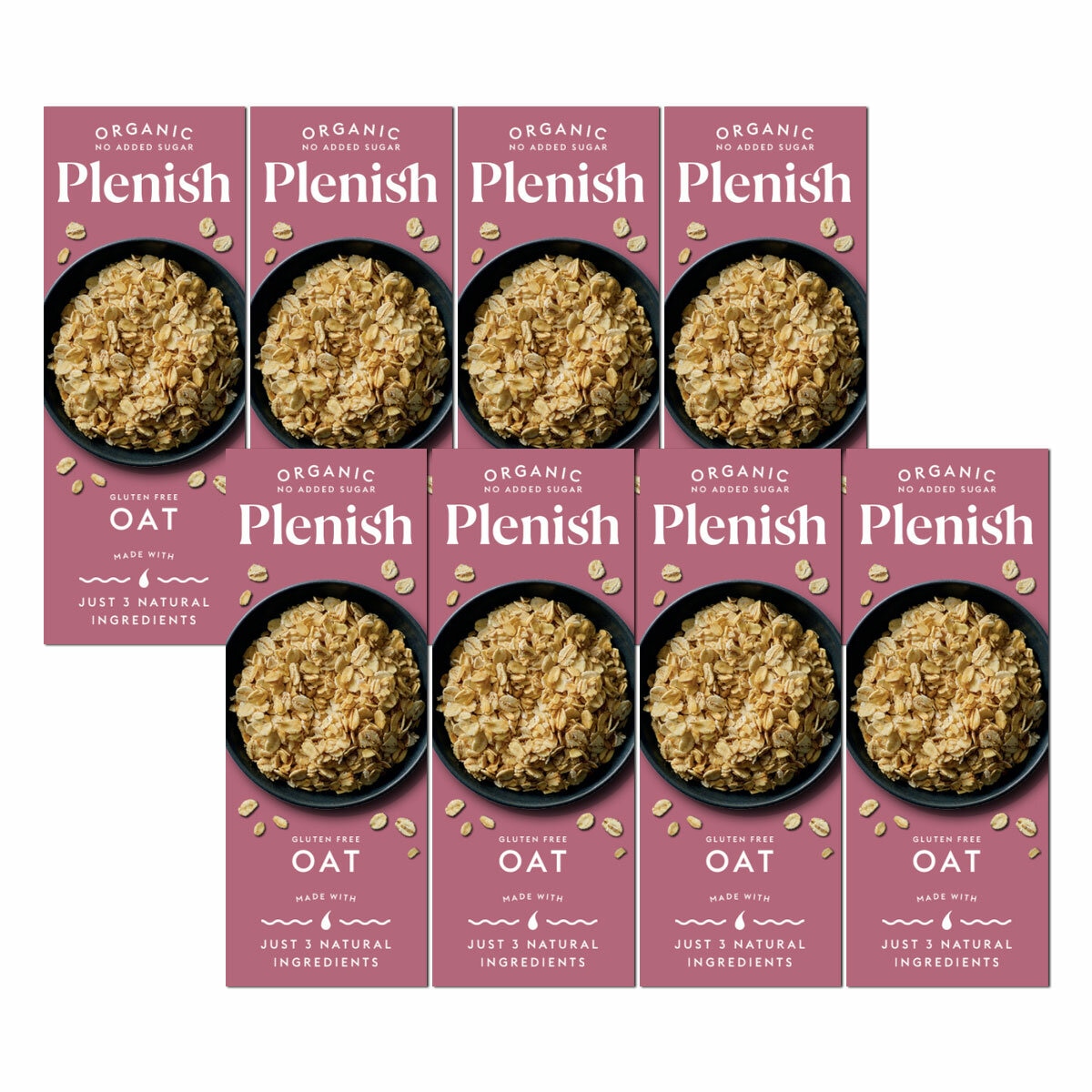 Plenish Organic Oat Drink, 8 x 1L
