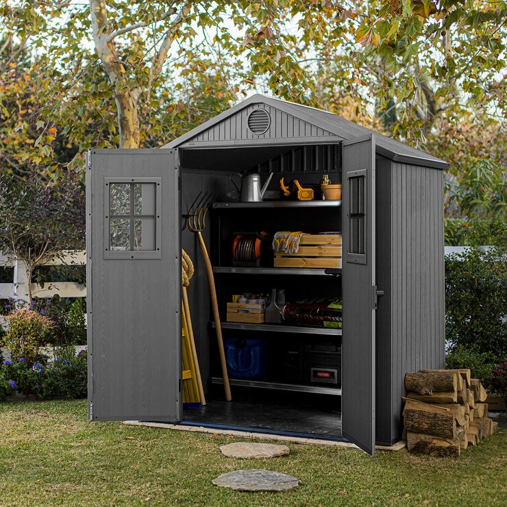 Keter Evotech 6ft 2" x 4ft (1.9 x 1.2m) Storage Shed Keter Evotech 6ft 2" x 4ft (1.9 x 1.2m) Storage Shed